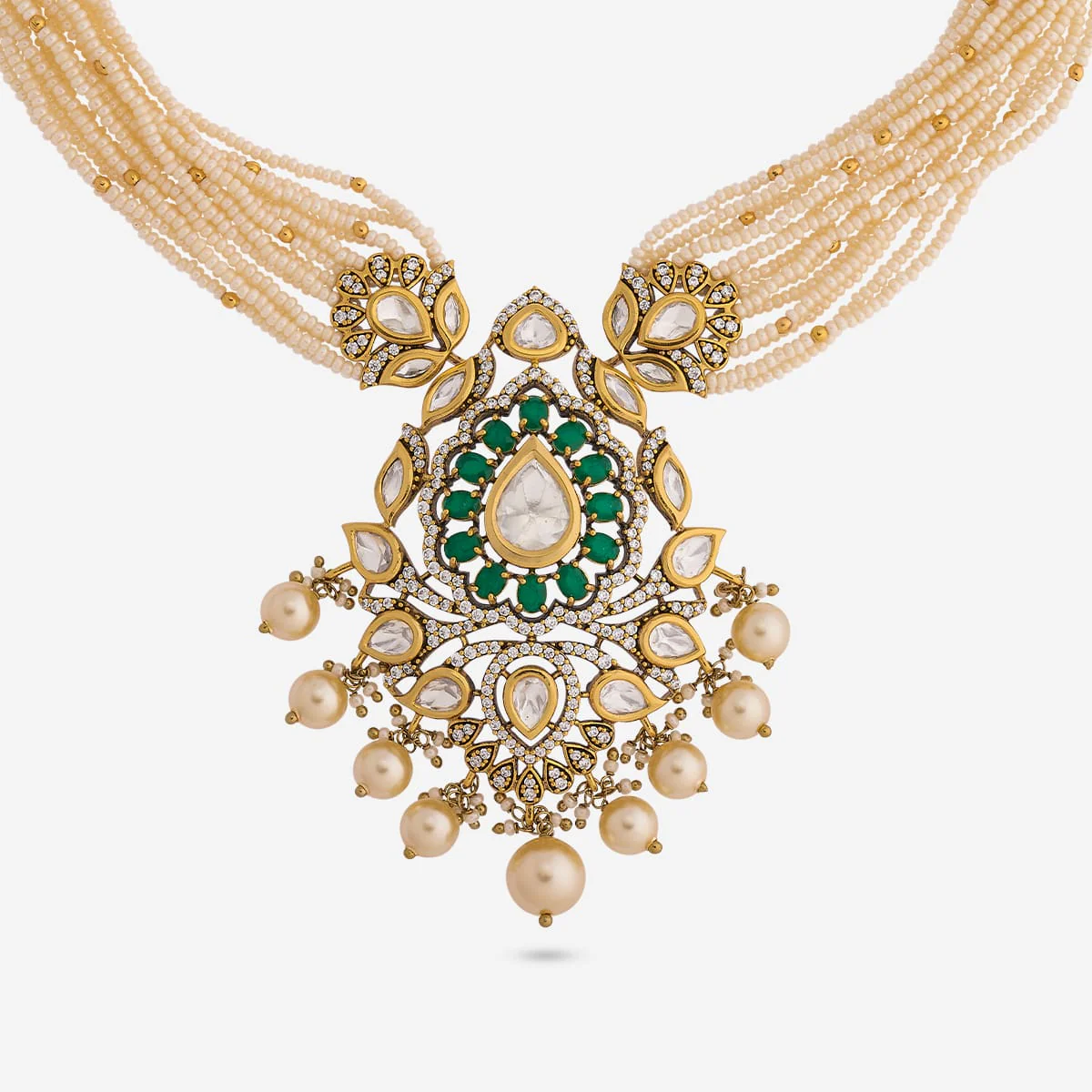 Kundan Necklace 196760 - Image 10