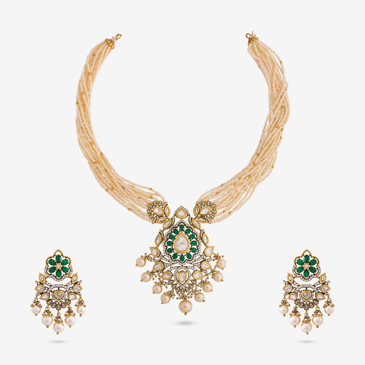 Kundan Necklace 196760 - Image 6