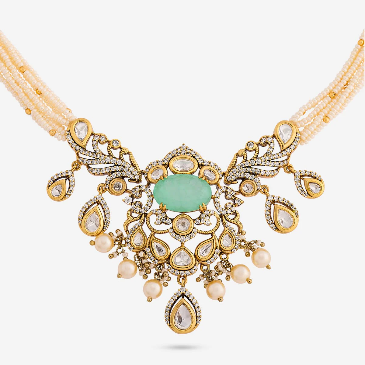Kundan Necklace 196762 - Image 10
