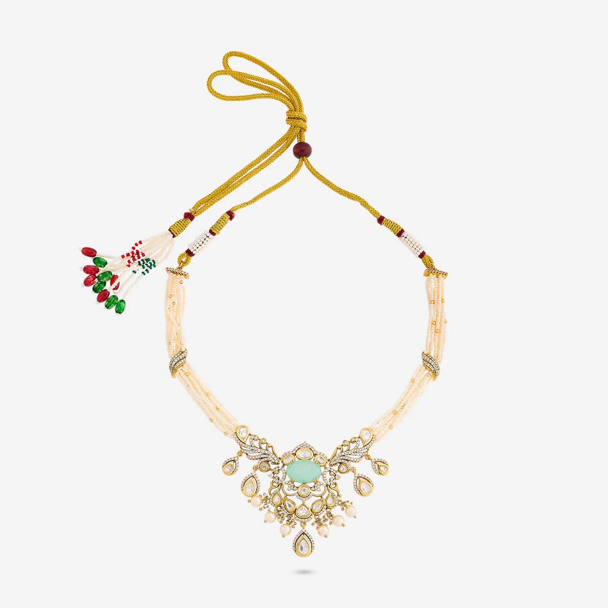 Kundan Necklace 196762 - Image 9