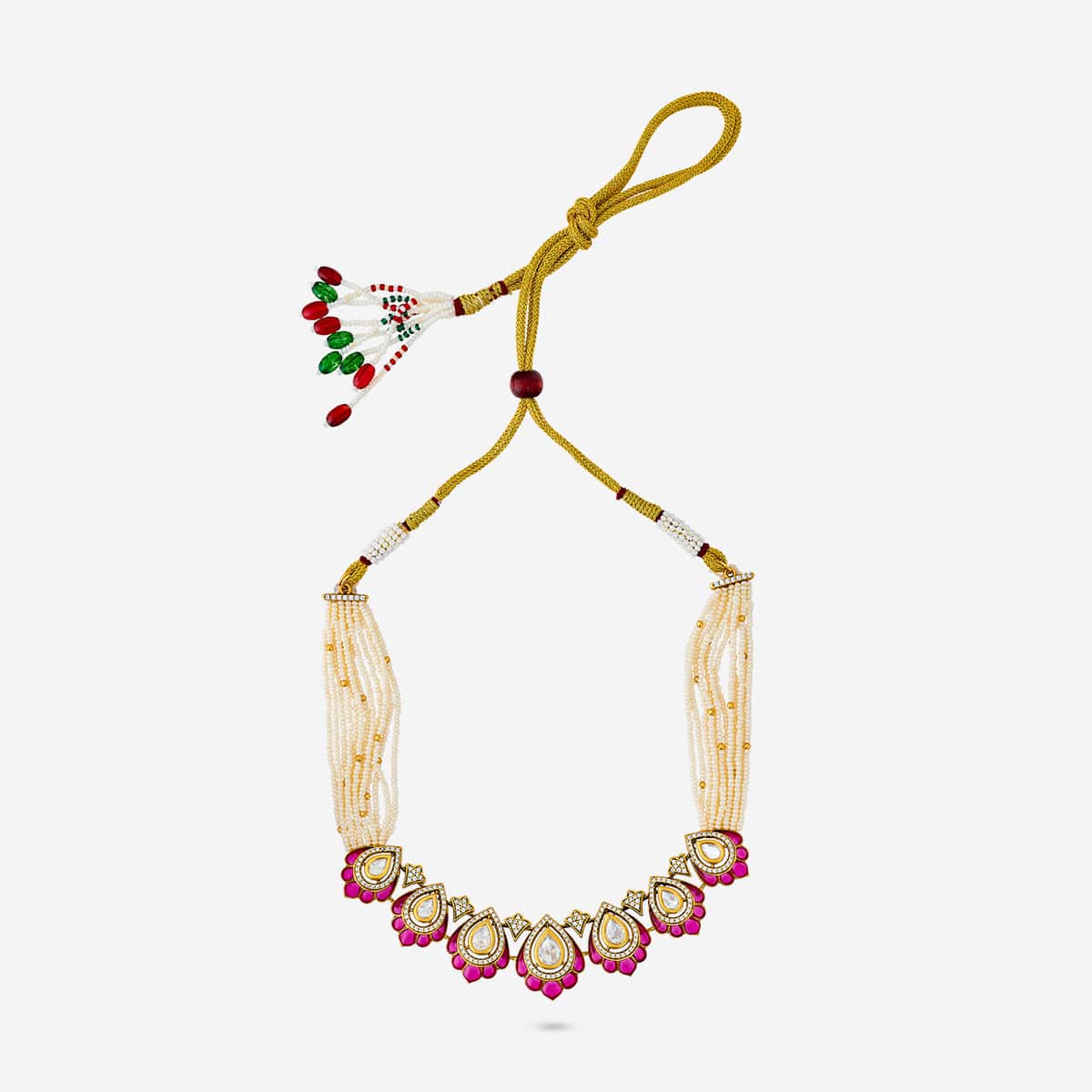 Kundan Necklace 196766 - Image 3