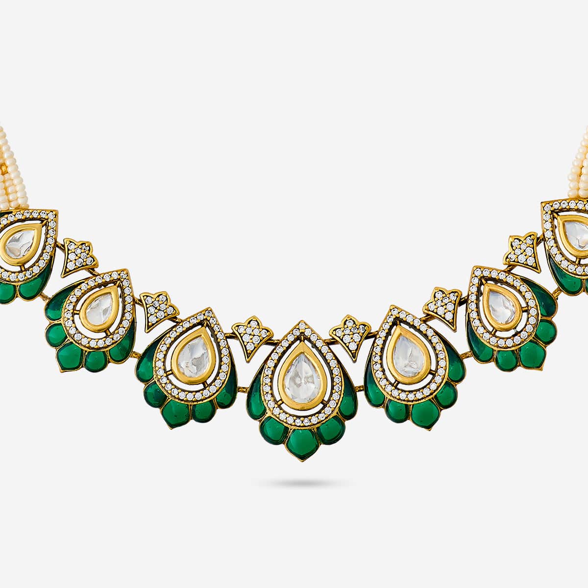 Kundan Necklace 196766 - Image 9