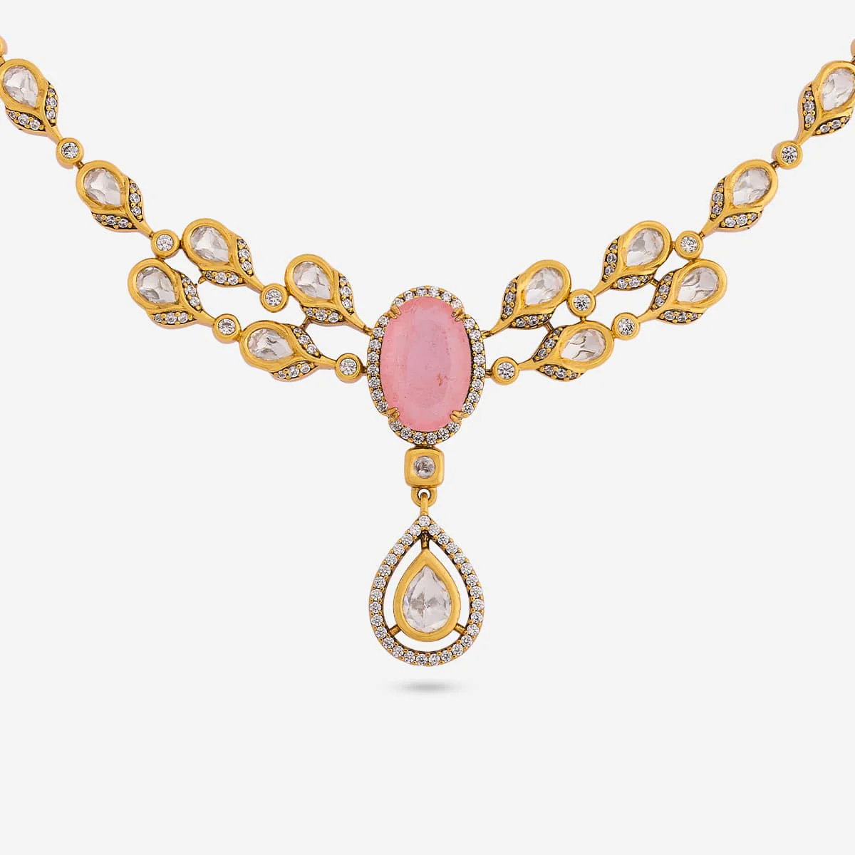 Kundan Necklace 196902 - Image 14