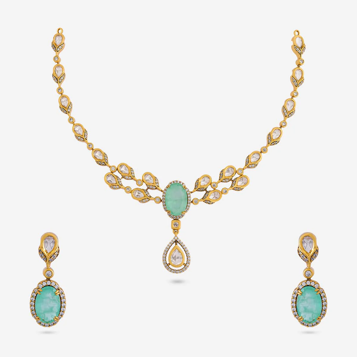 Kundan Necklace 196902 - Image 16