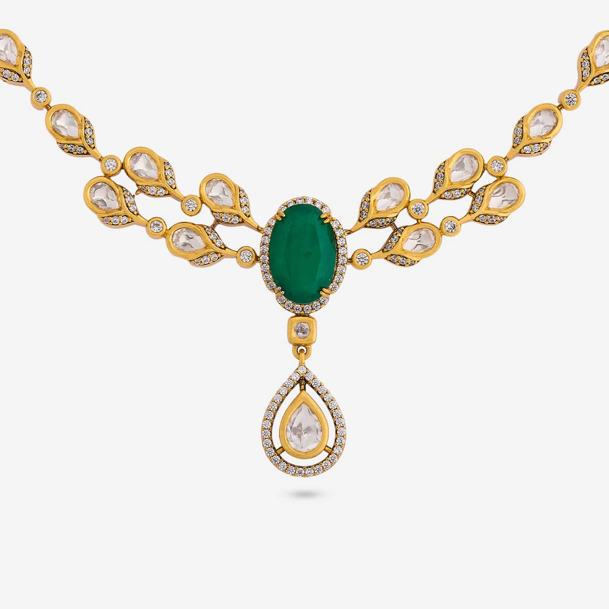 Kundan Necklace 196902 - Image 9