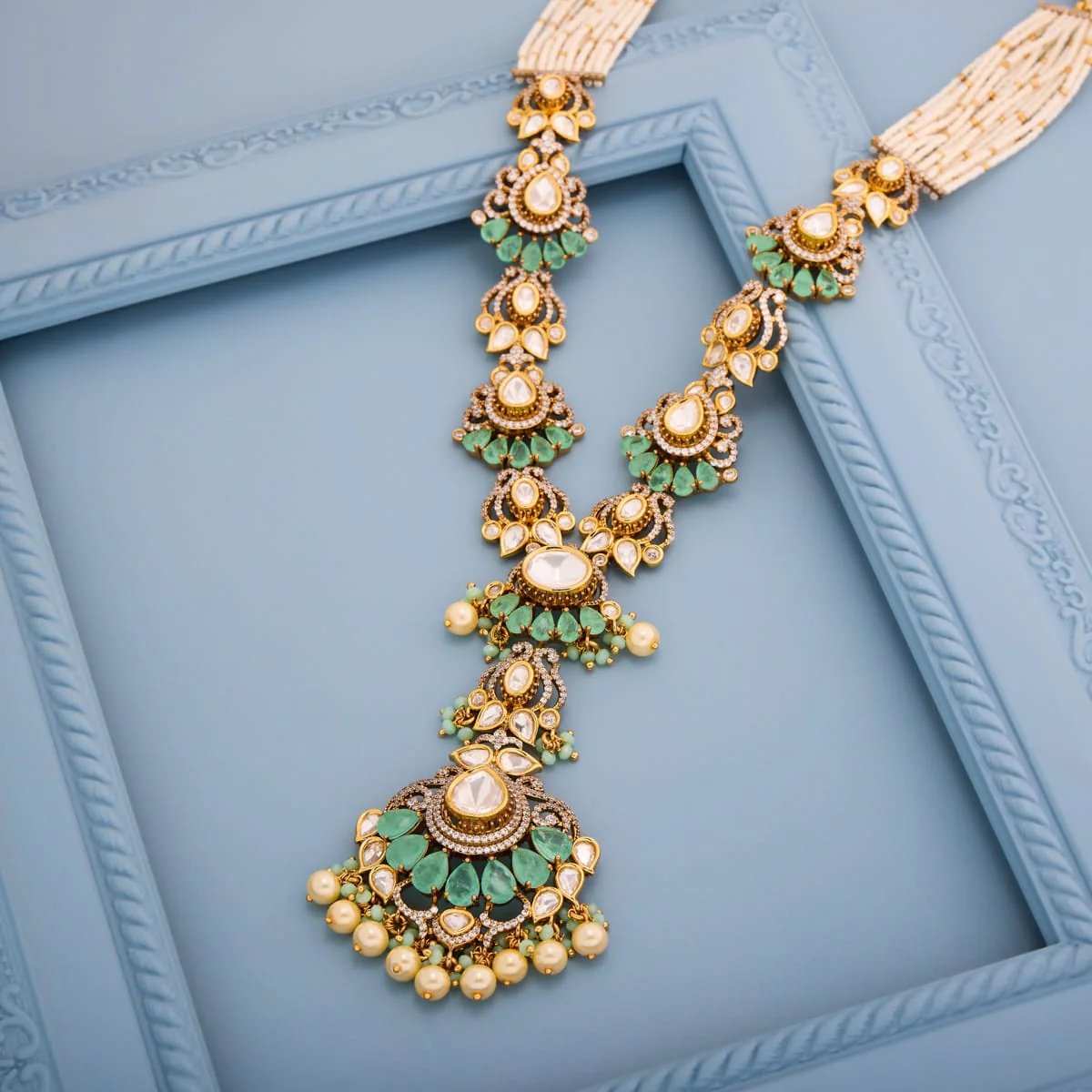Kundan Necklace 197416 - Image 6