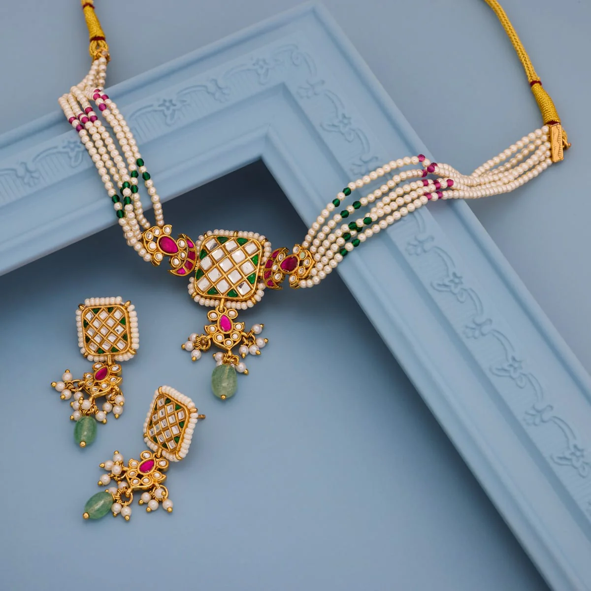 Kundan Necklace 200323 - Image 2