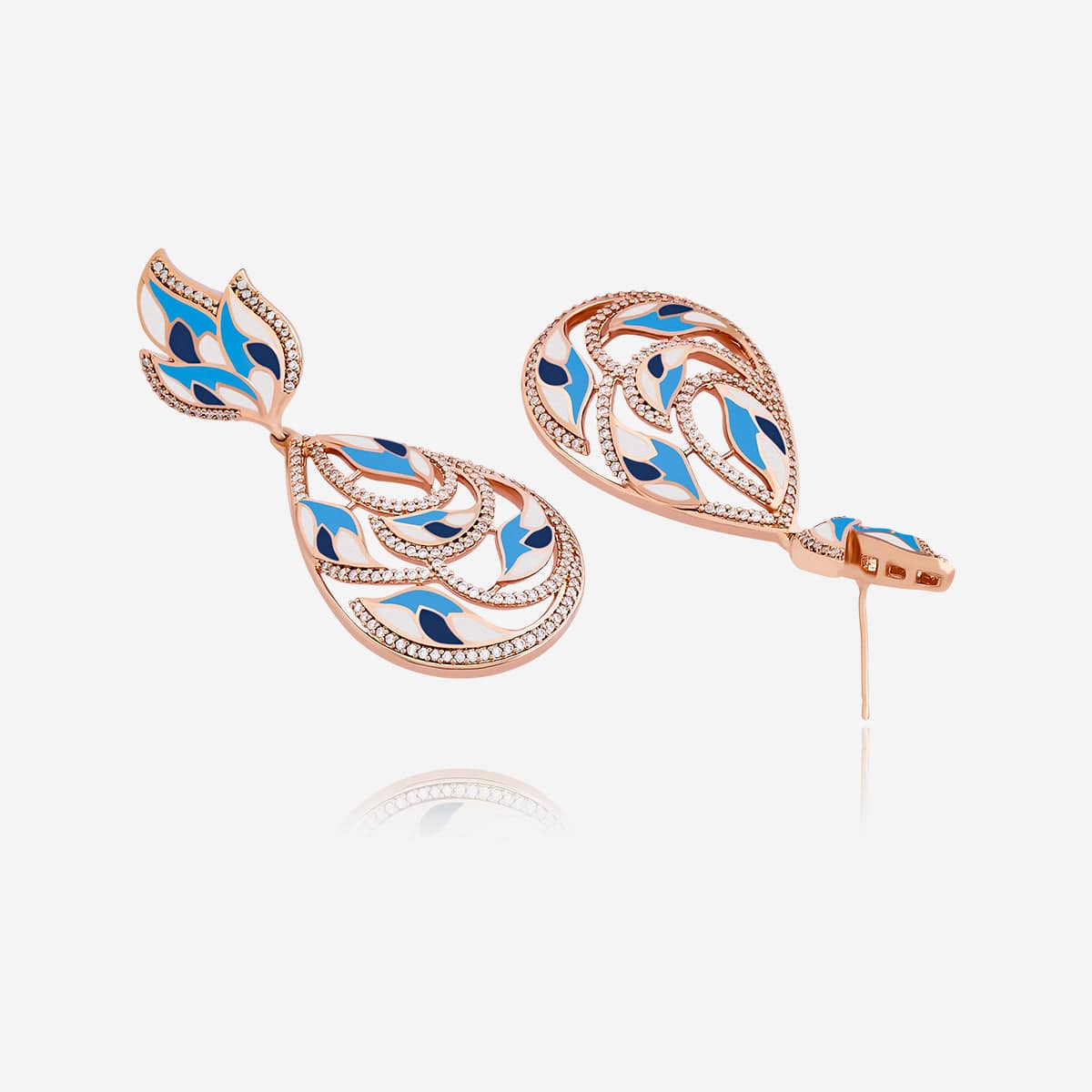 Meenakari Zircon Earring 169716 - Image 3