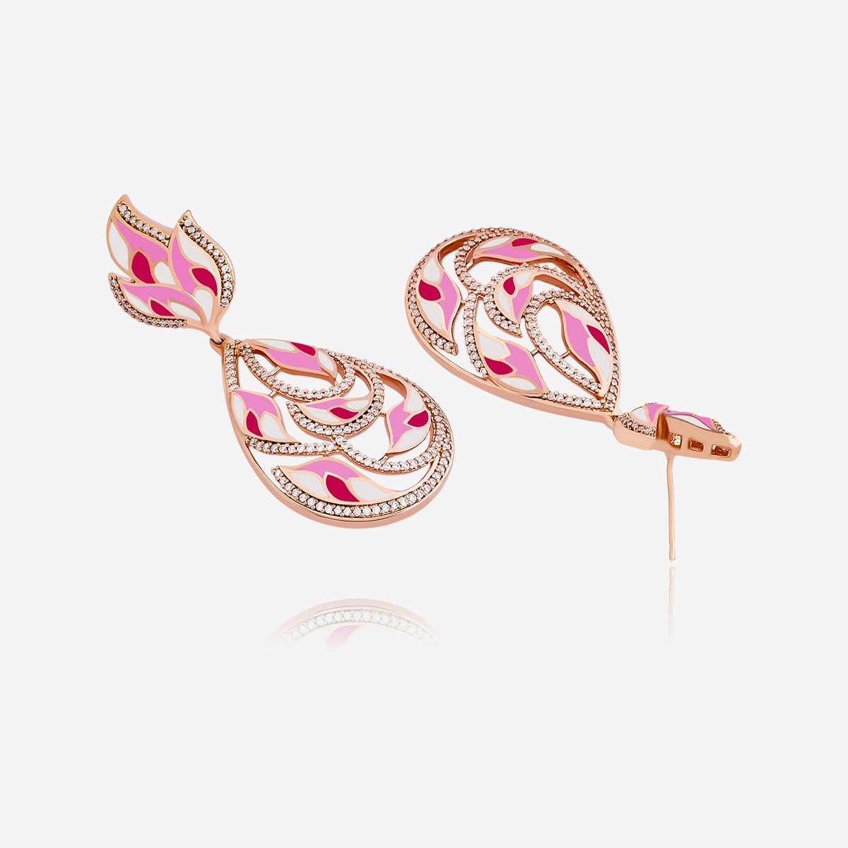 Meenakari Zircon Earring 169716 - Image 9