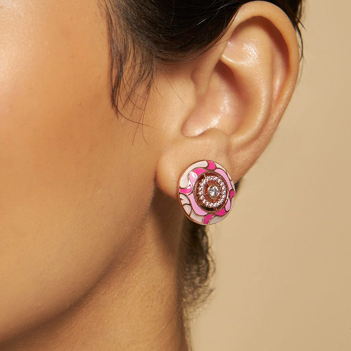 Meenakari Zircon Earring 169730 - Image 12