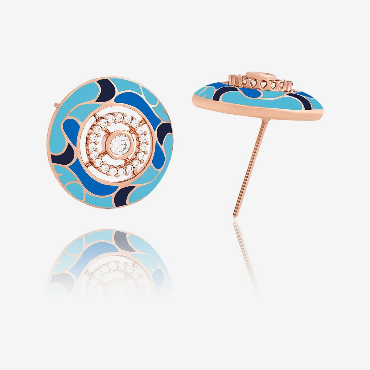 Meenakari Zircon Earring 169730 - Image 6