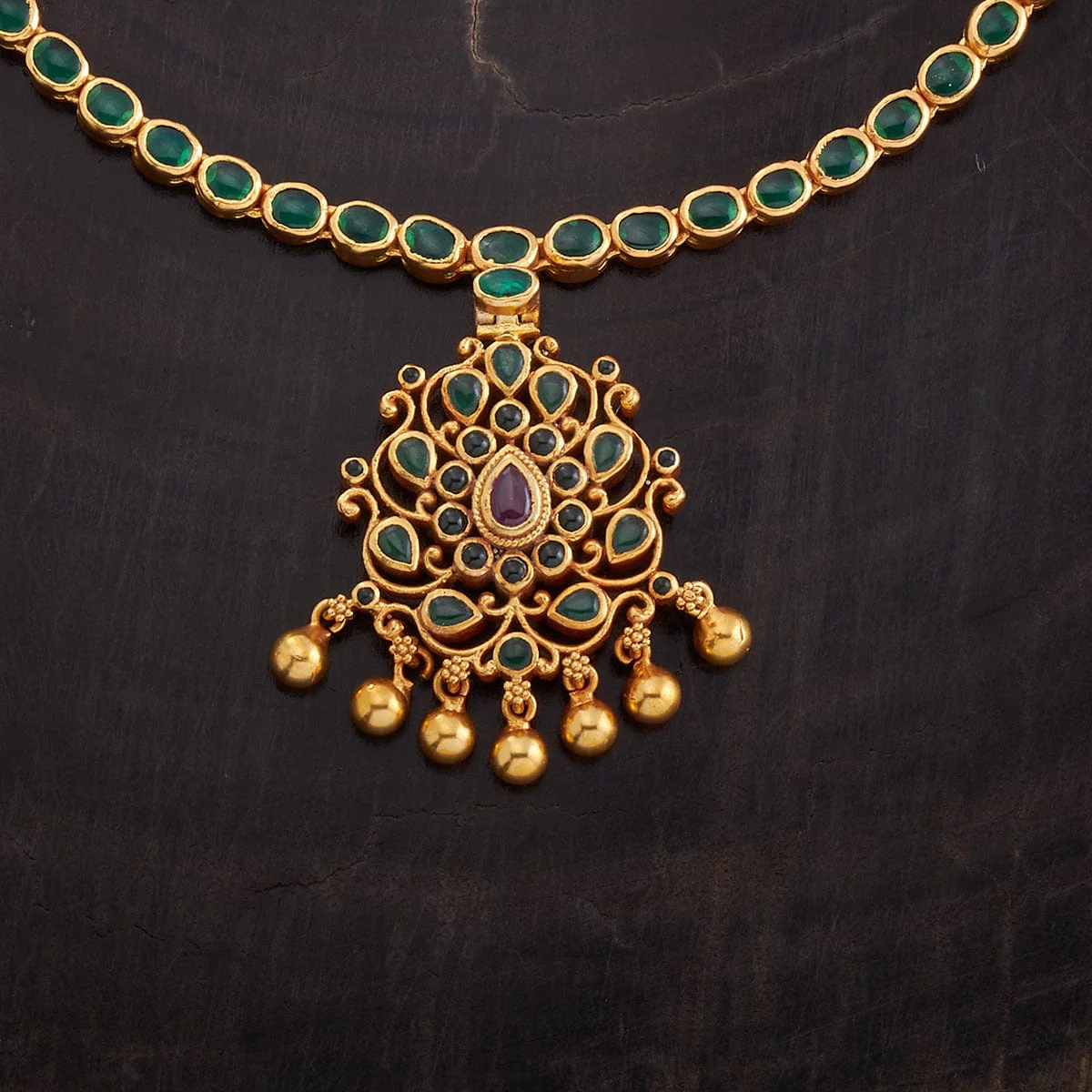 Reversible 92.5 Silver Temple Necklace 165734 - Image 3