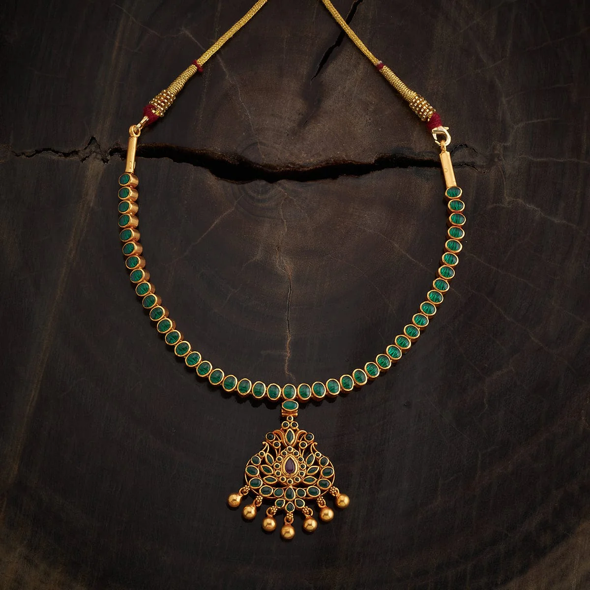Reversible 92.5 Silver Temple Necklace 165735 - Image 4