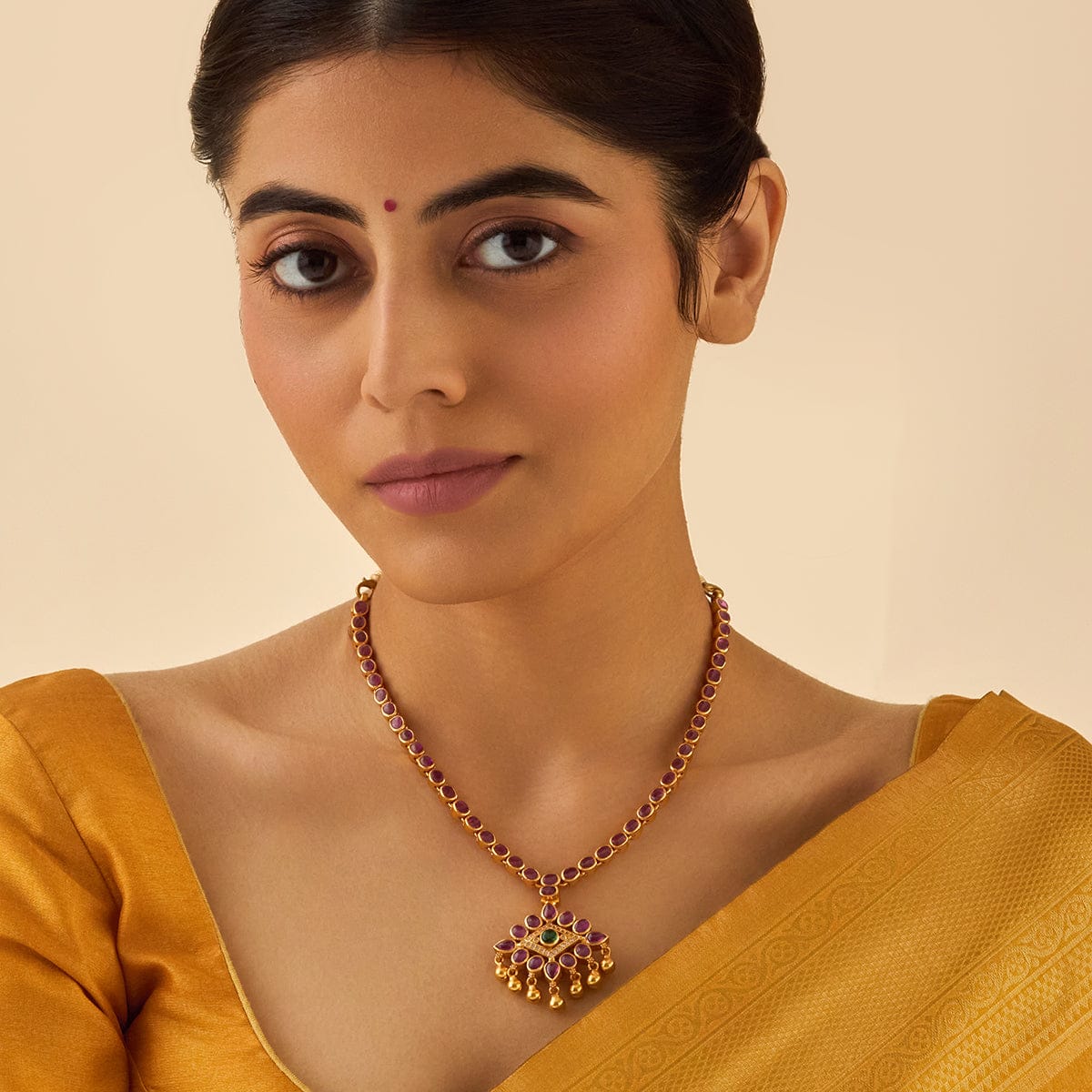 Reversible Silver Temple Necklace 173309 - Image 2