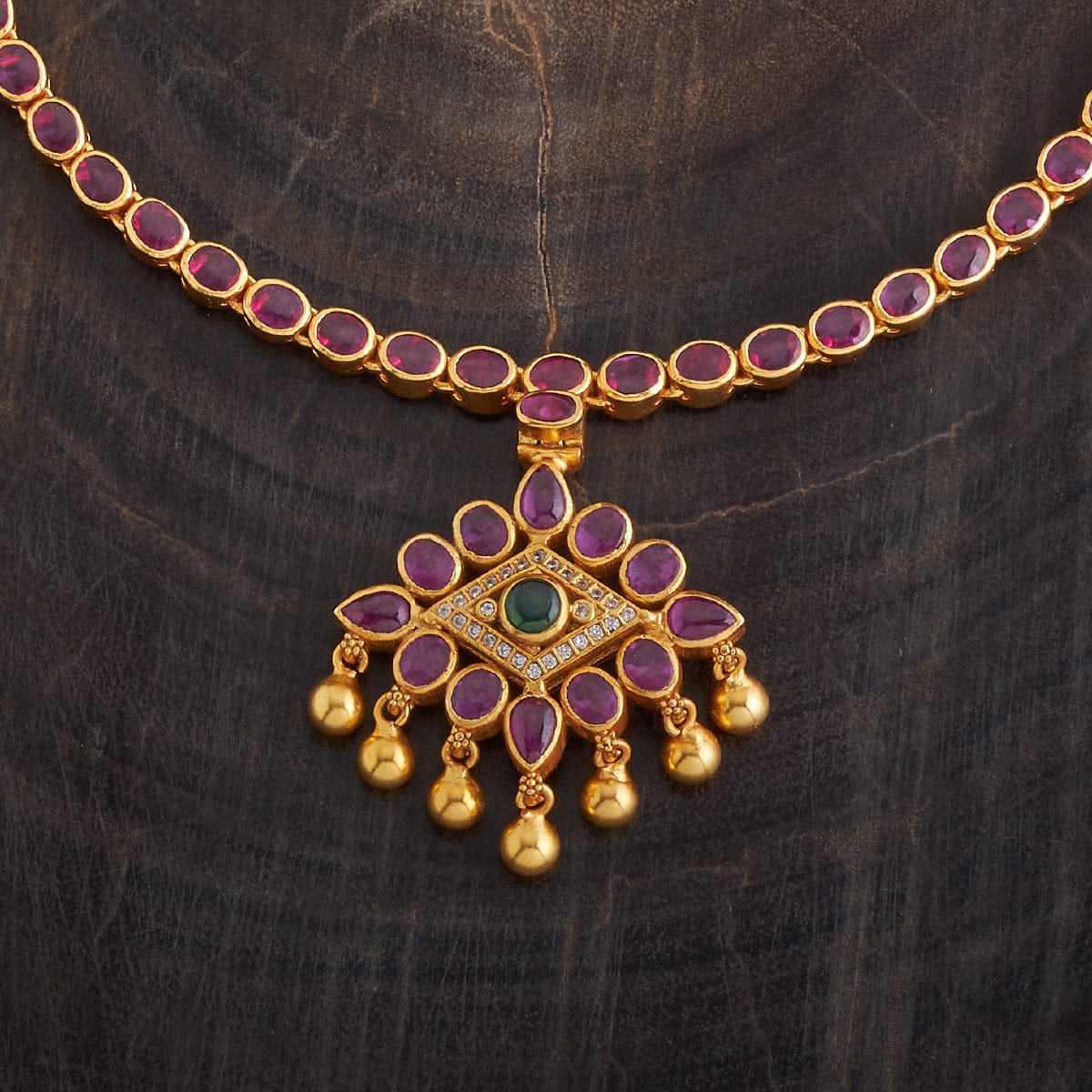 Reversible Silver Temple Necklace 173309 - Image 3