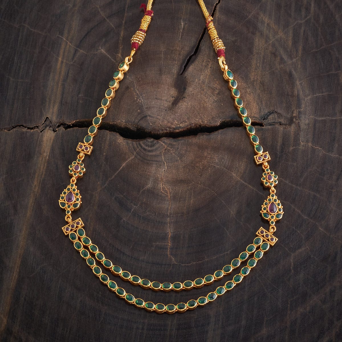 Reversible 92.5 Silver Temple Necklace 173319 - Image 2