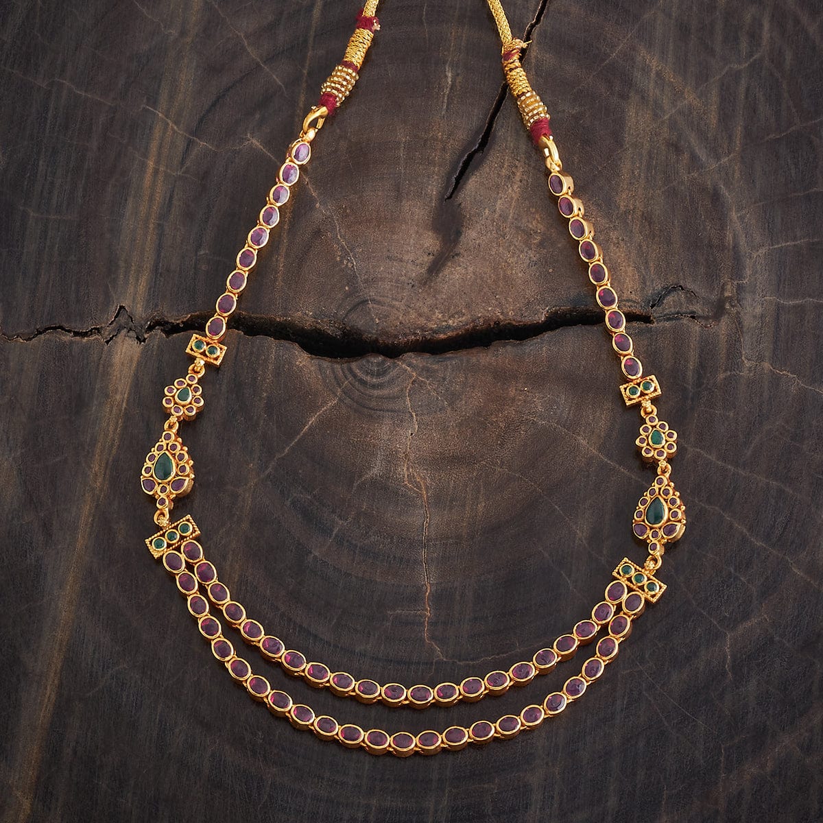 Reversible 92.5 Silver Temple Necklace 173319 - Image 4