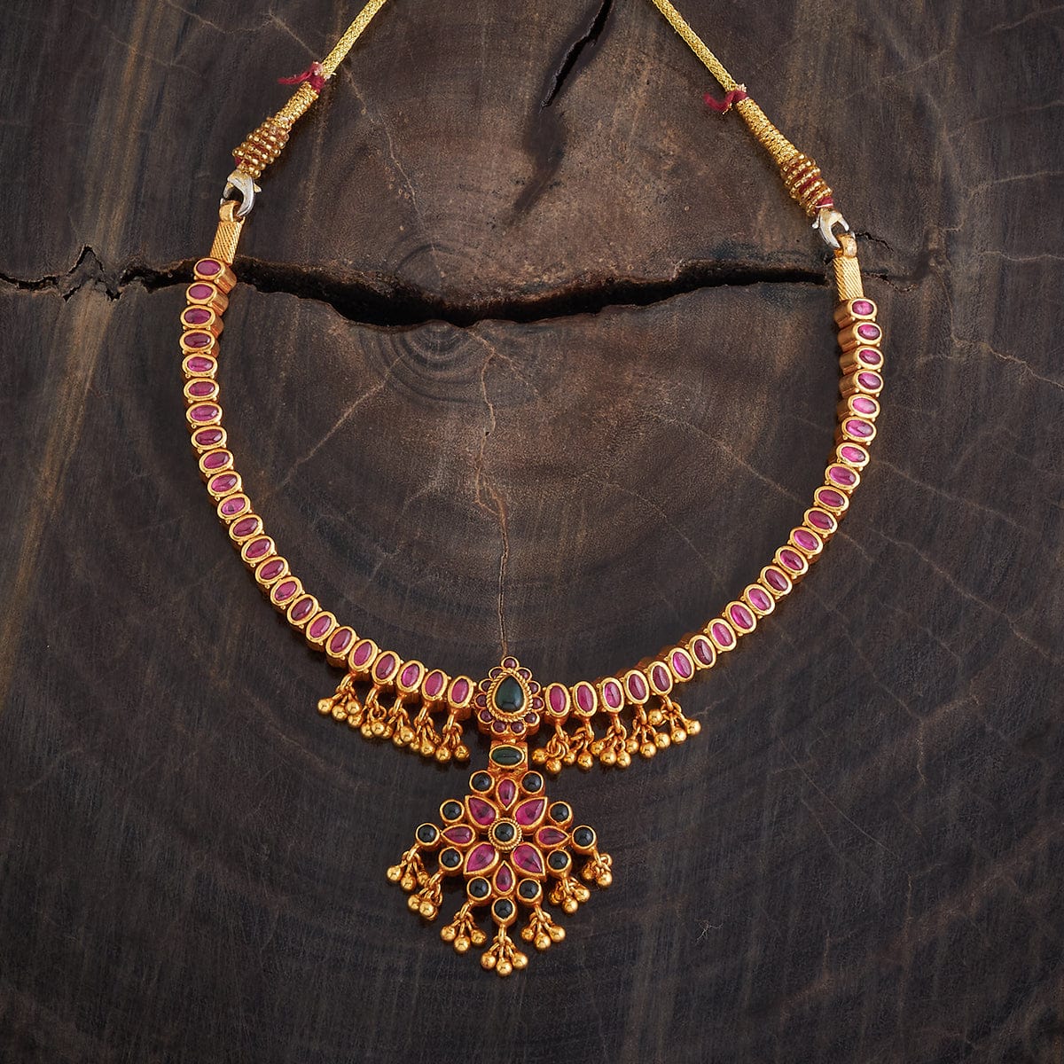 Reversible 92.5 Silver Temple Necklace 177346 - Image 5