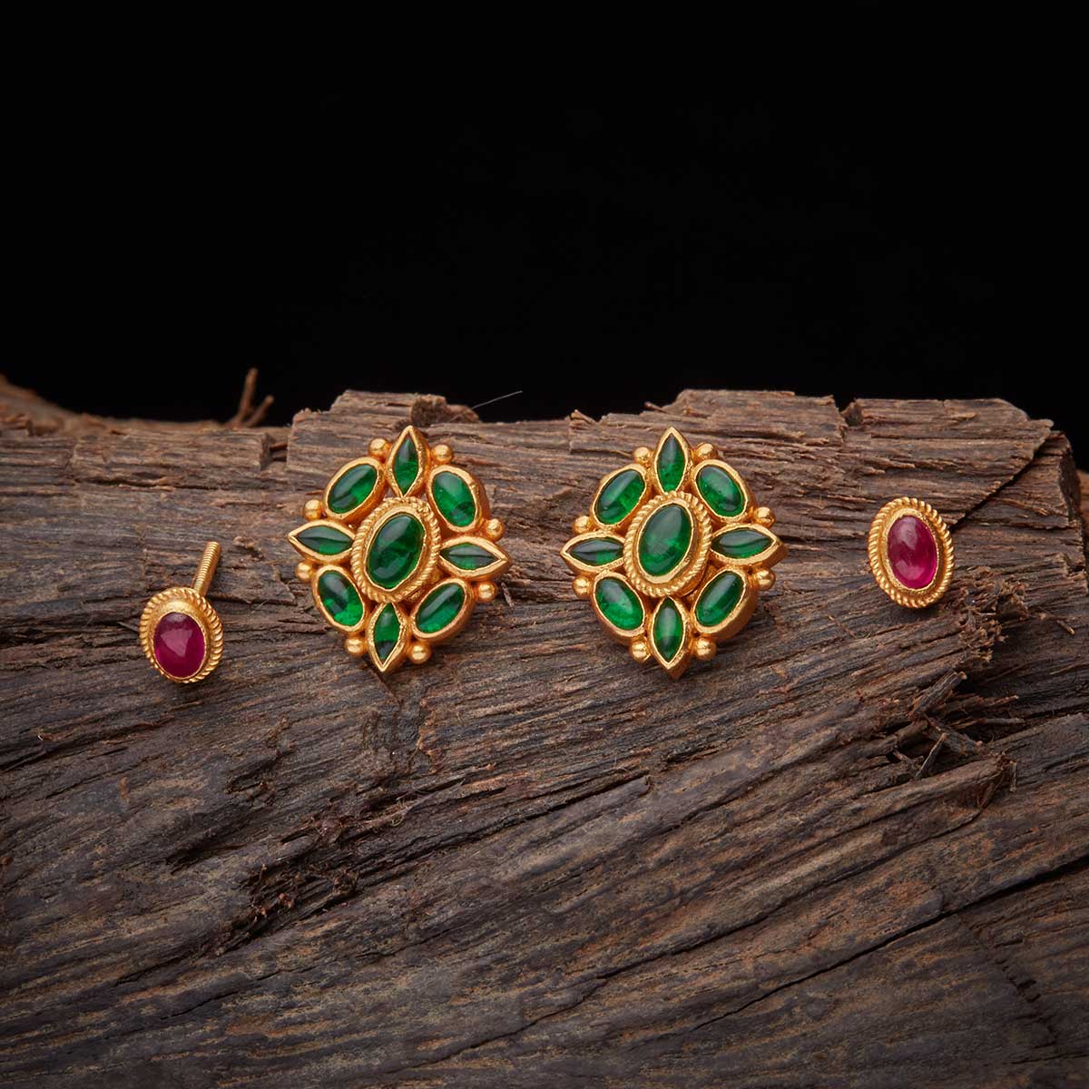 Silver Temple Earring 137834 - Image 4