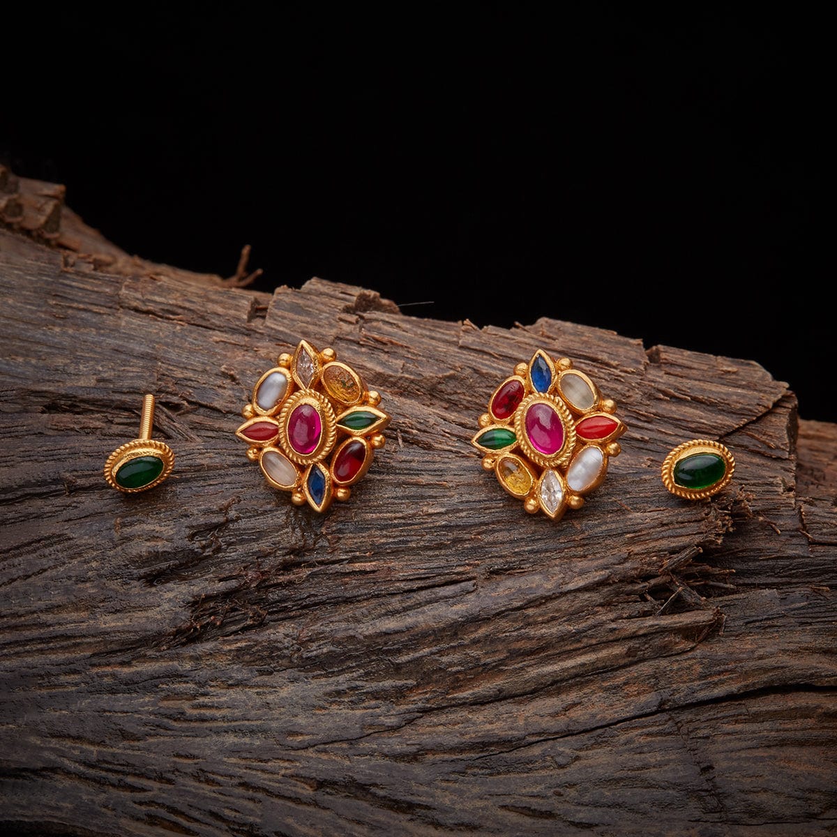 Silver Temple Earring 137834 - Image 5