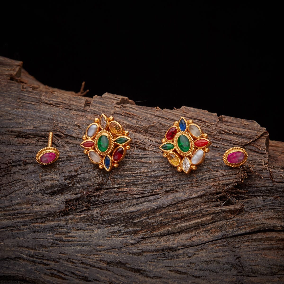 Silver Temple Earring 137834 - Image 7
