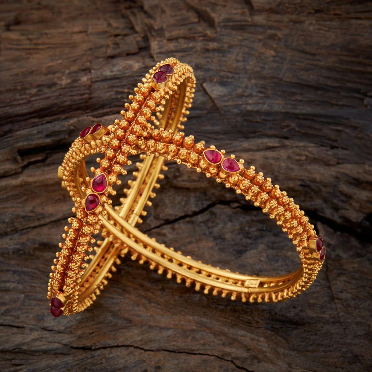 Silver Temple Bangle 155146 - Image 2