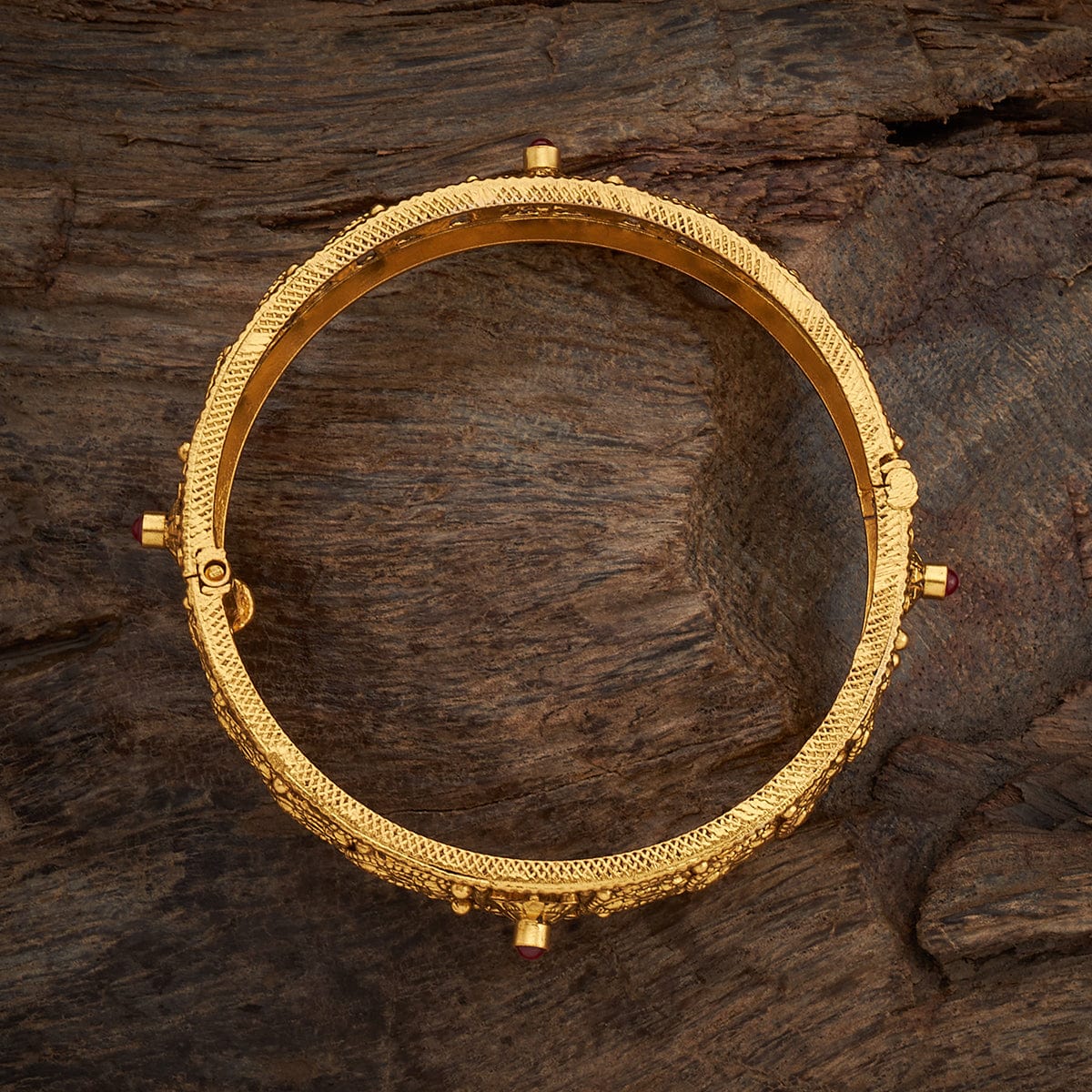 Silver Temple Bangle 164227 - Image 3