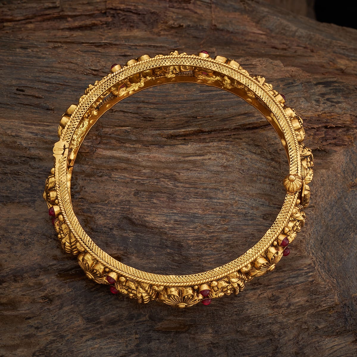 Silver Temple Bangle 164630 - Image 2
