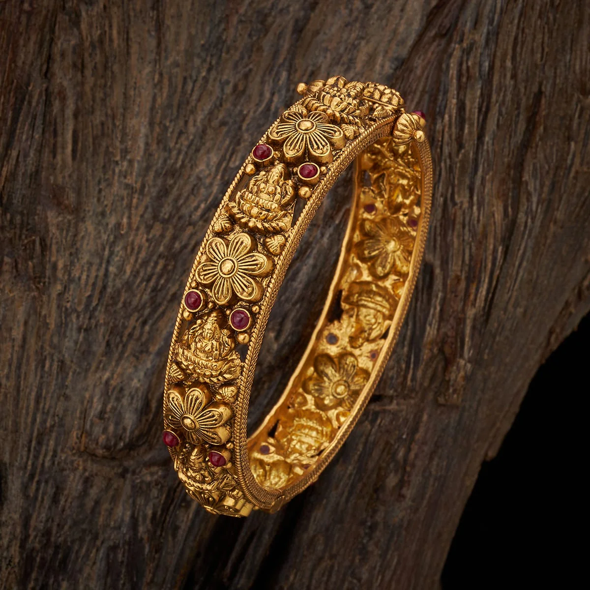 Silver Temple Bangle 164630 - Image 3