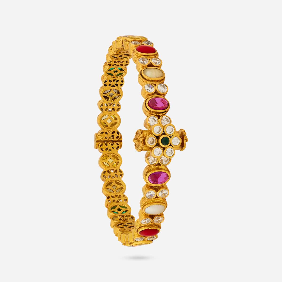 Silver Temple Bangle 164632 - Image 3