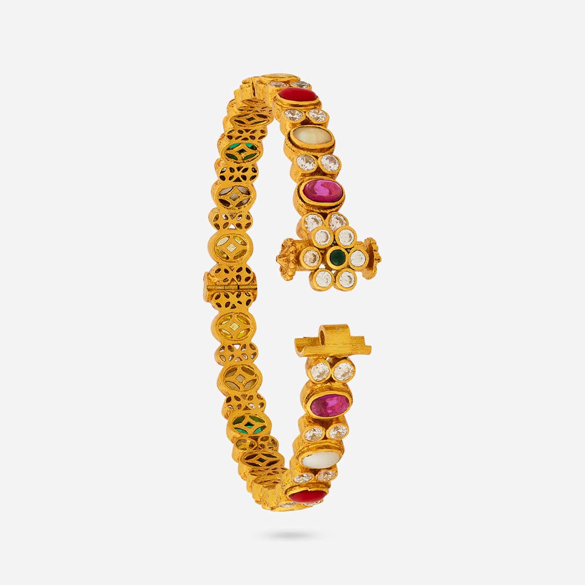 Silver Temple Bangle 164632 - Image 6