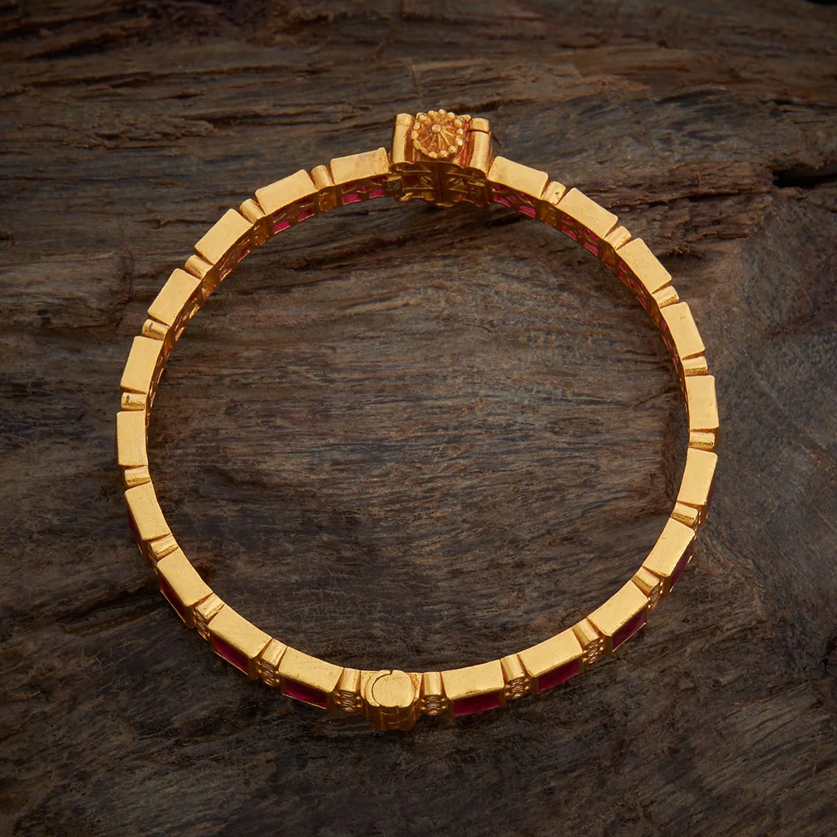 Silver Temple Bangle 167530 - Image 2