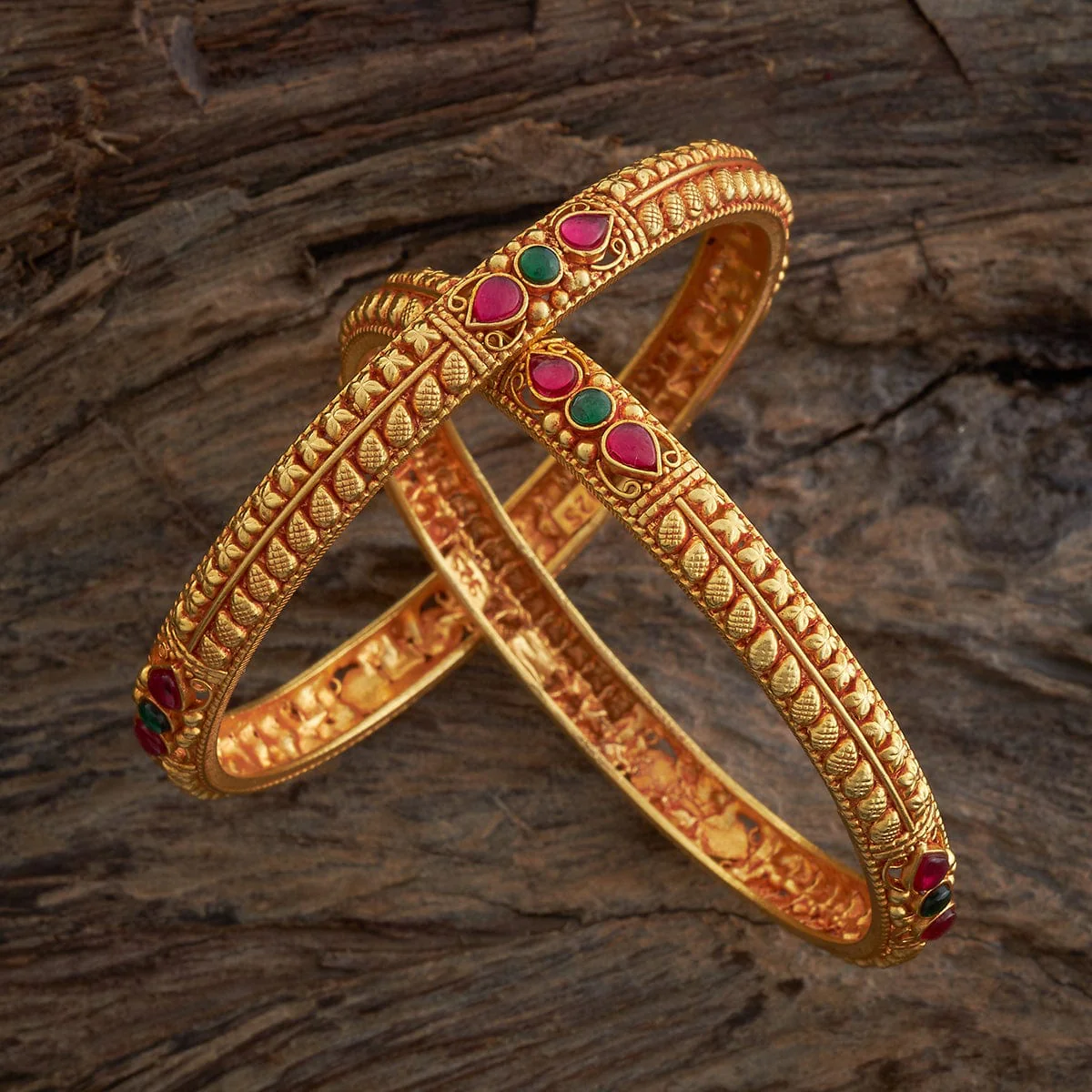 Silver Temple Bangle 172374 - Image 2