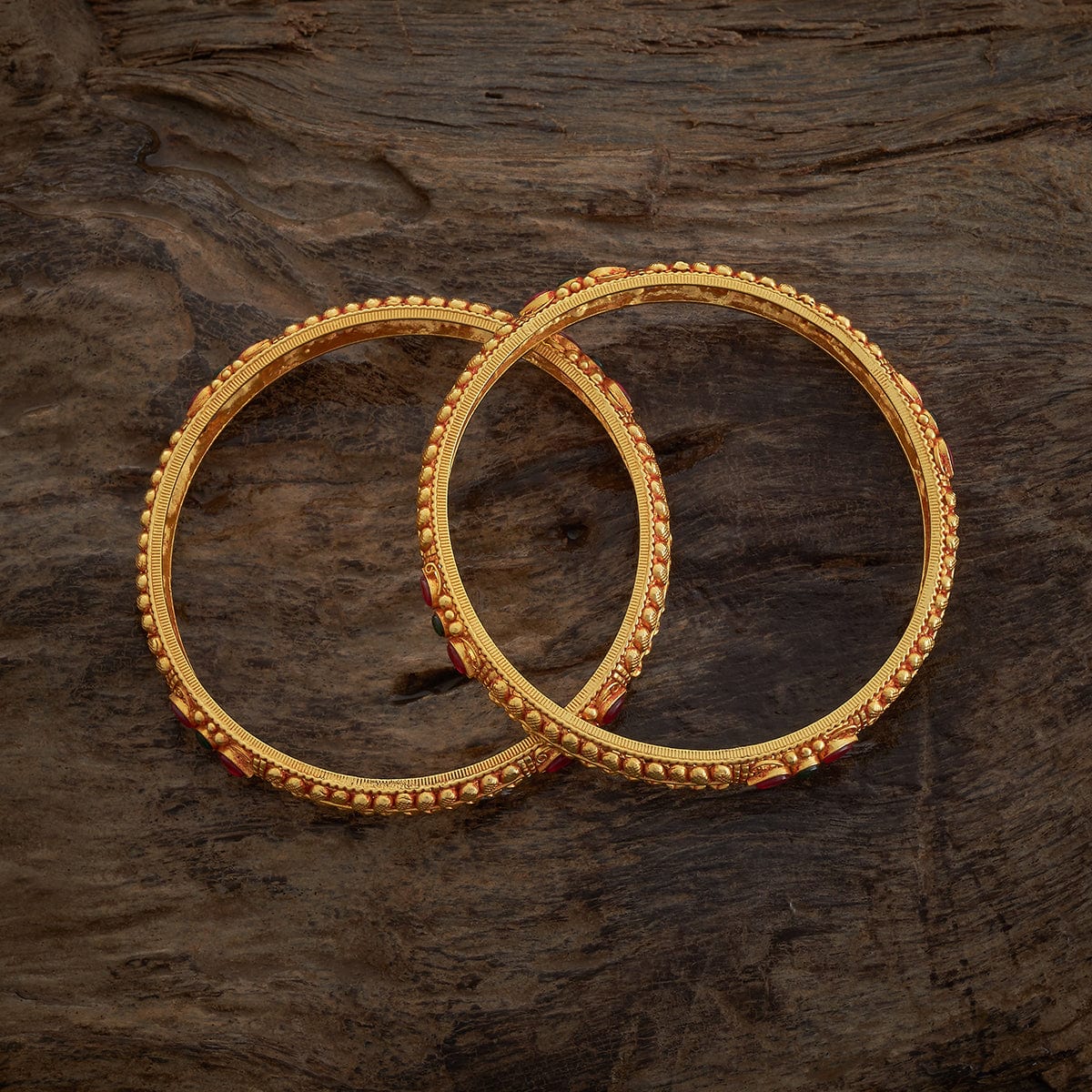 Silver Temple Bangle 172374 - Image 4