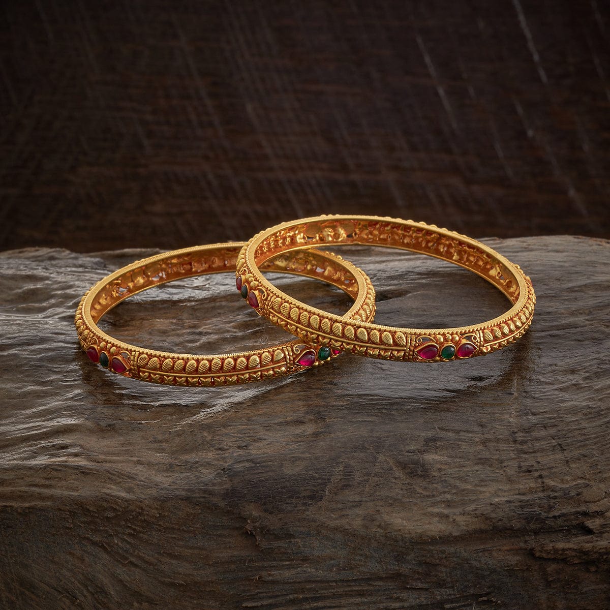 Silver Temple Bangle 172374 - Image 5