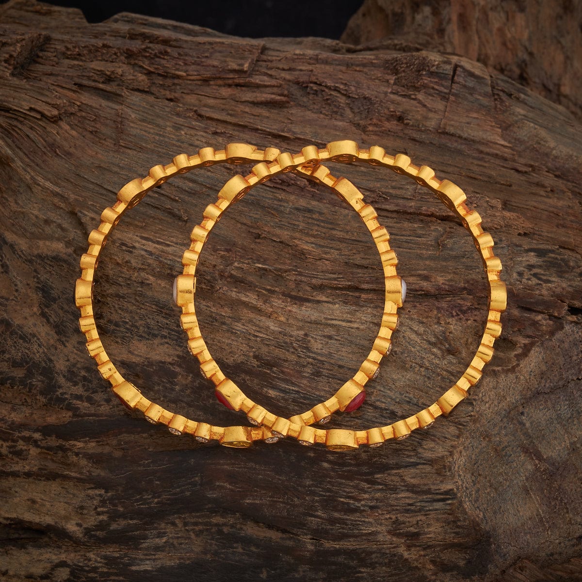 Silver Temple Bangle 179527 - Image 3