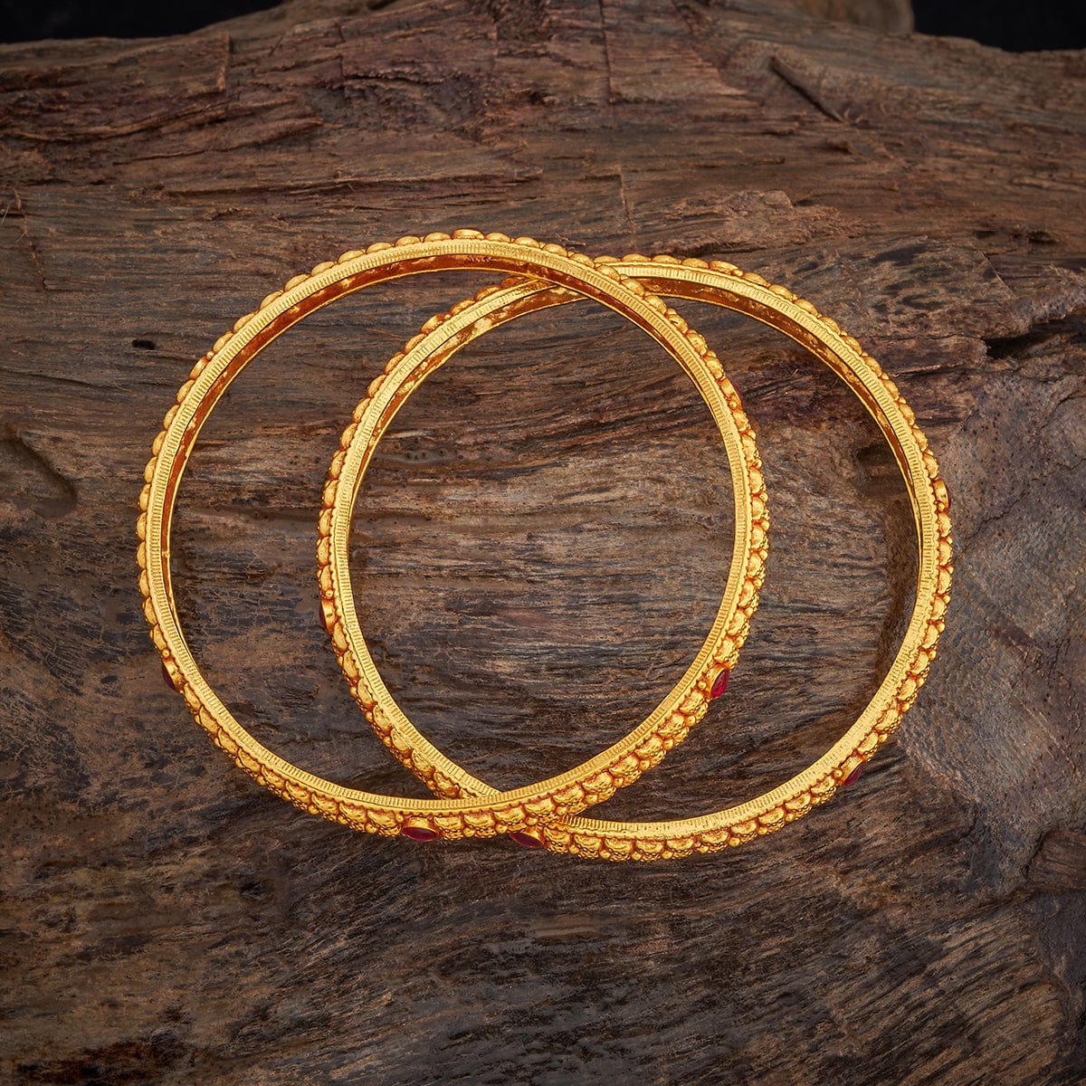 Silver Temple Bangle 180413 - Image 3