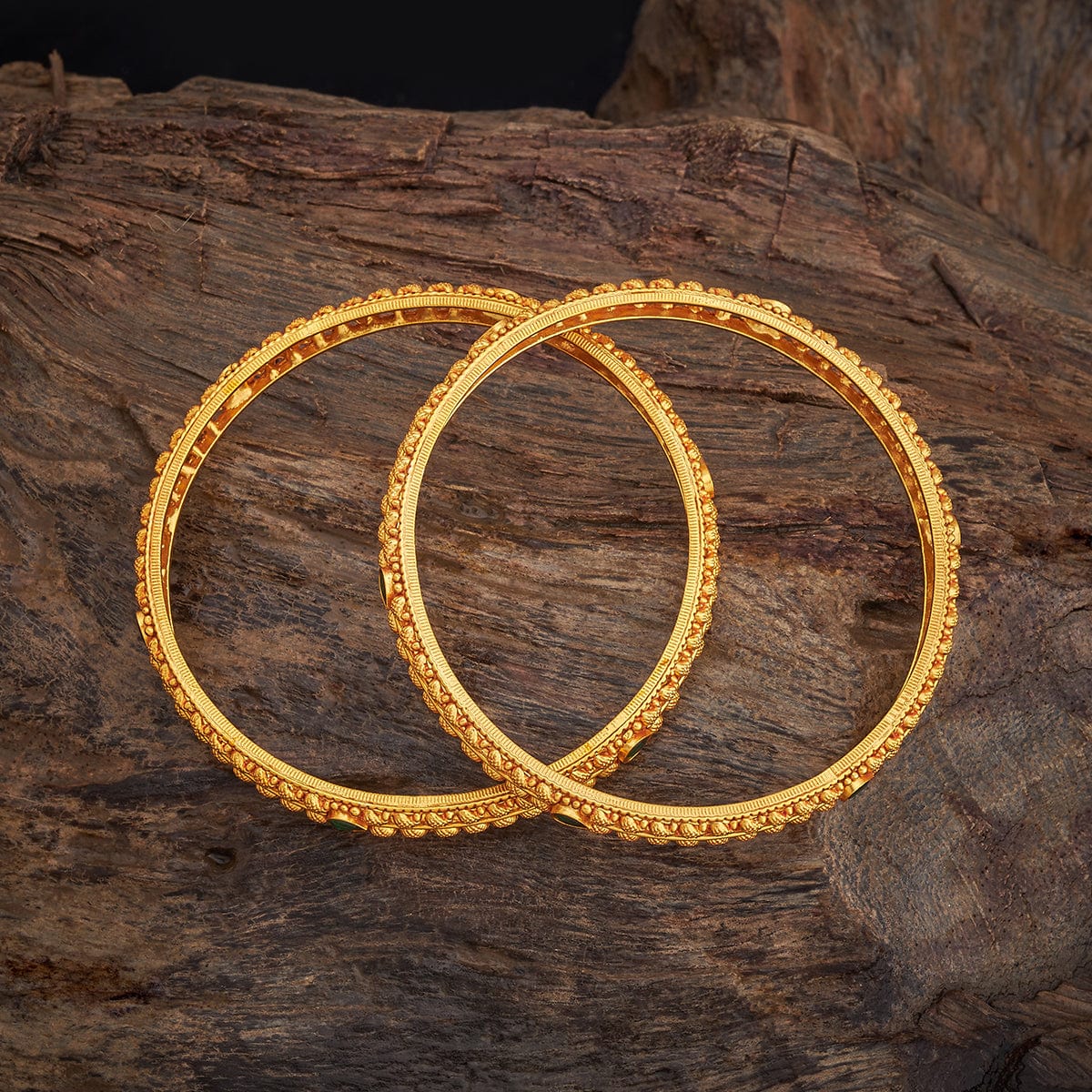 Silver Temple Bangle 180414 - Image 3