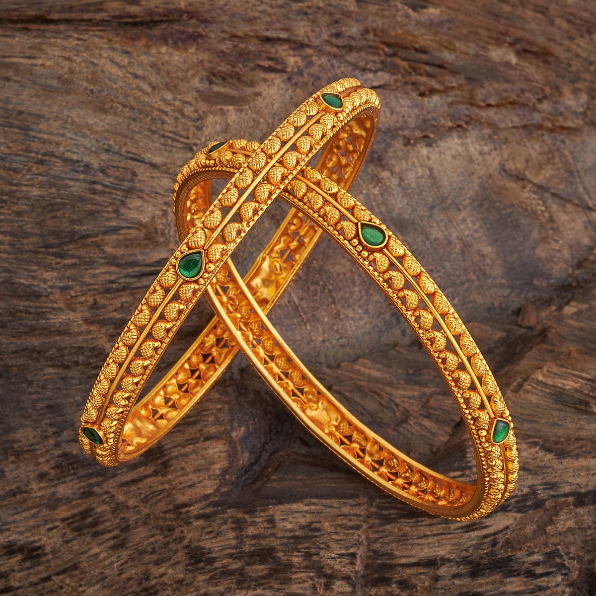 Silver Temple Bangle 180414 - Image 6
