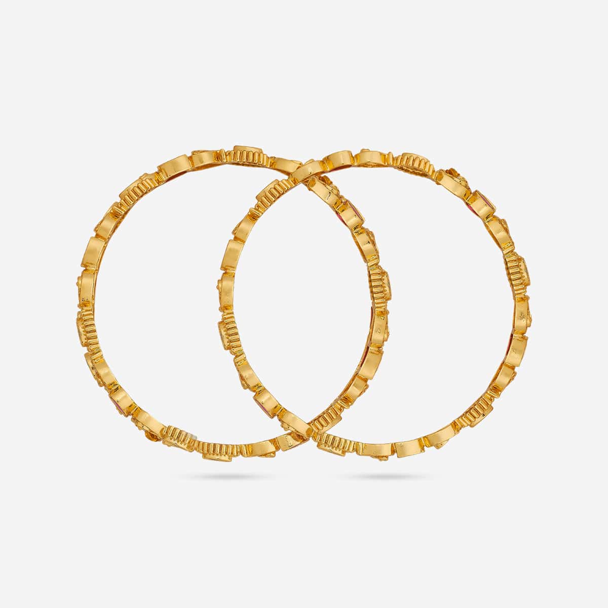Silver Temple Bangle 188953 - Image 3