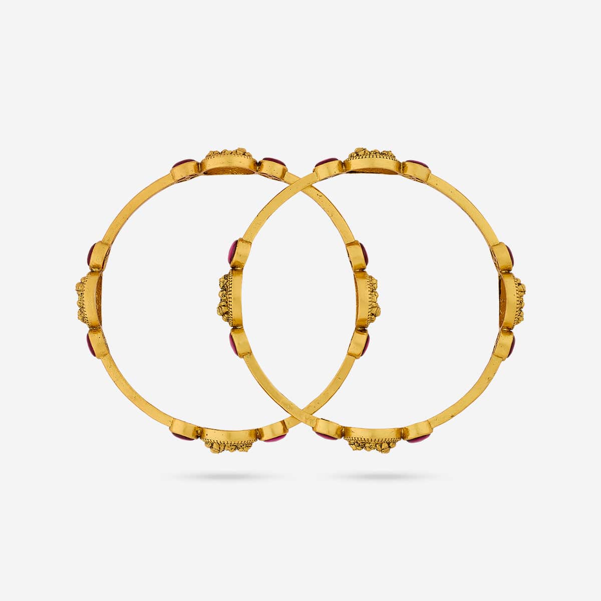 Silver Temple Bangle 191896 - Image 4