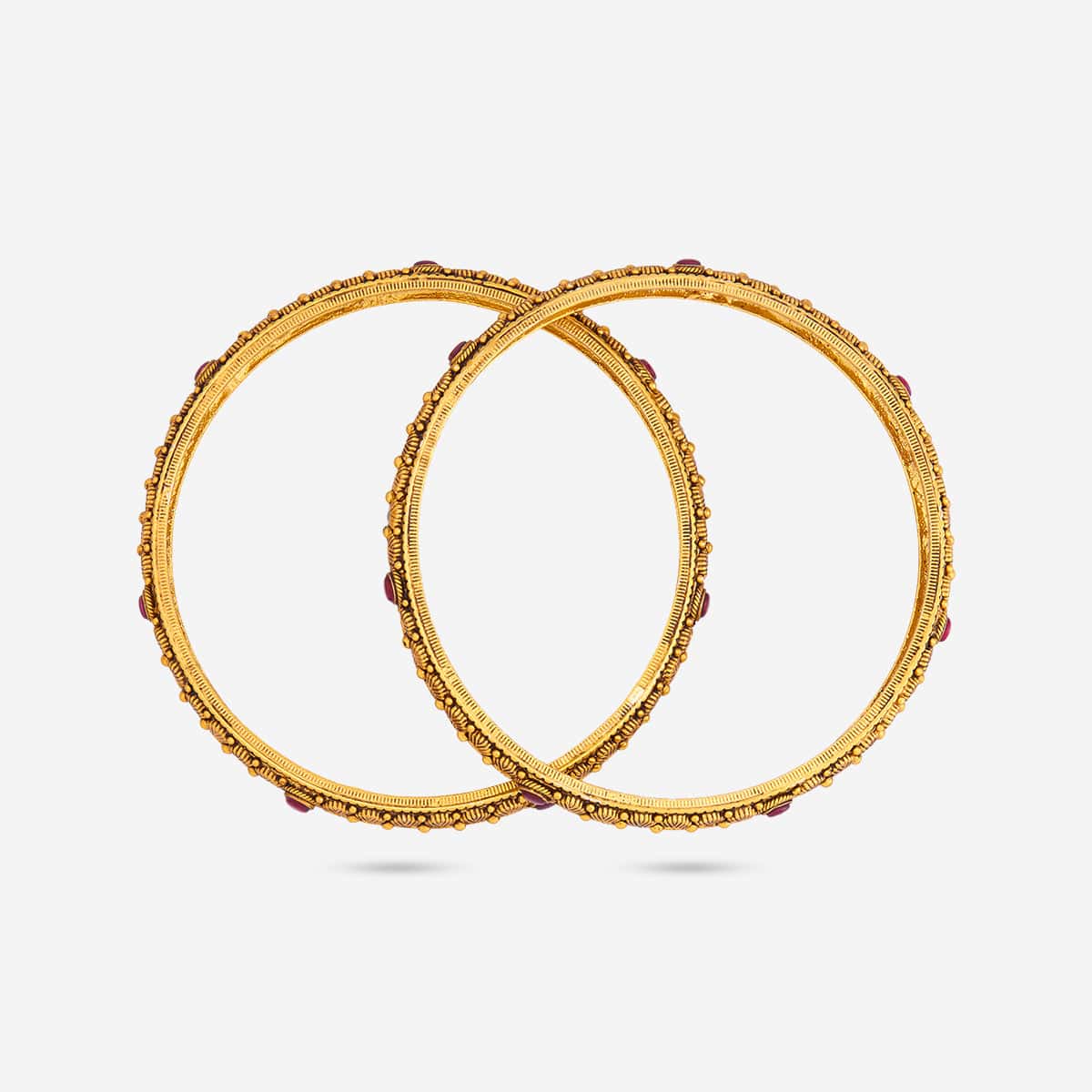 Silver Temple Bangle 197068 - Image 4
