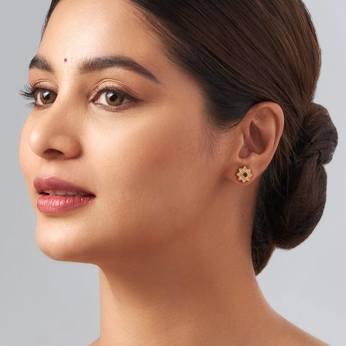 Silver Temple Earring 142572 - Image 3