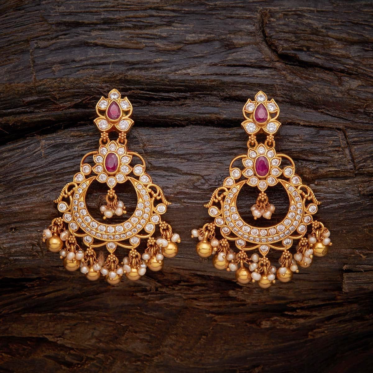 Silver Temple Earring 145490 - Image 3