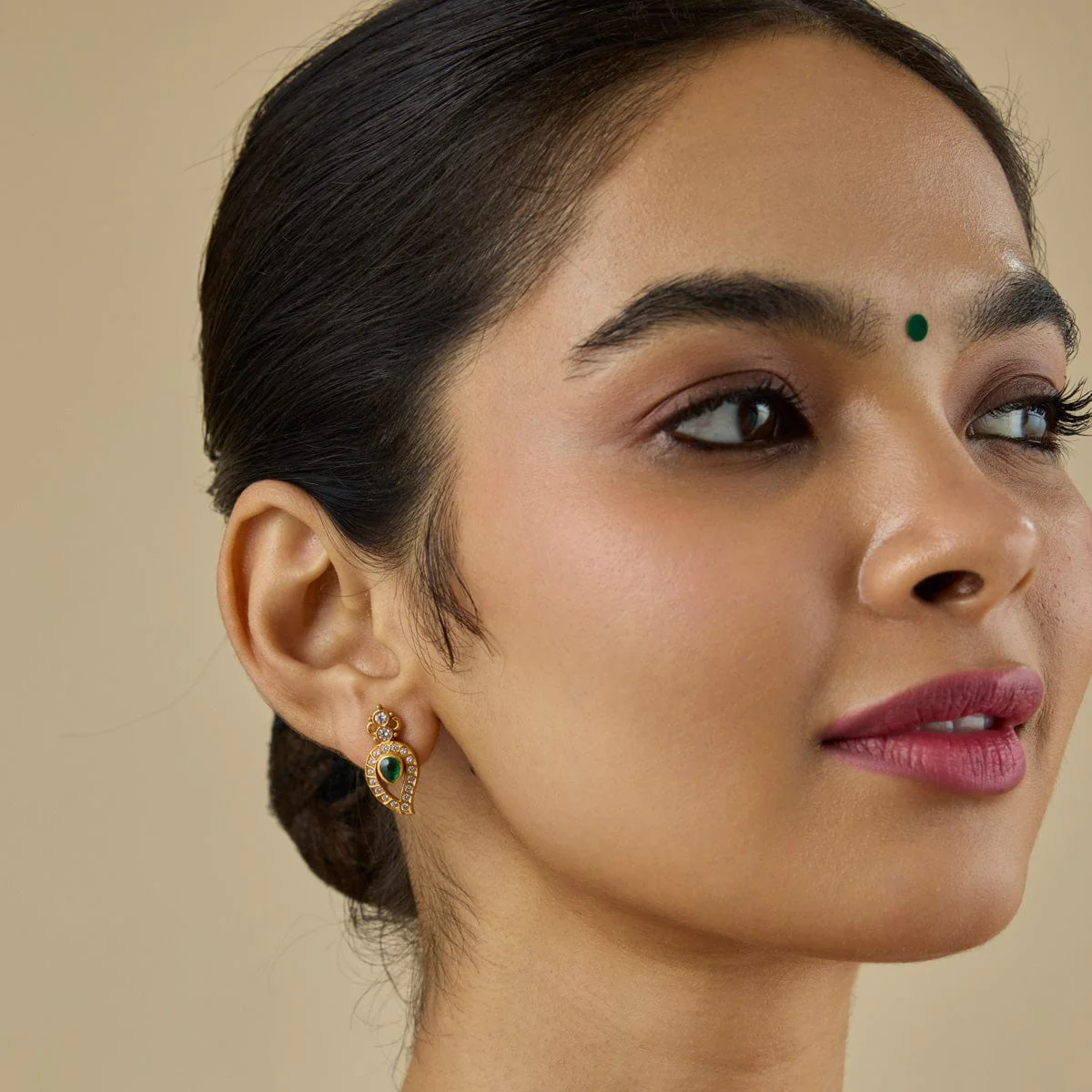 Silver Temple Earring 152490 - Image 3