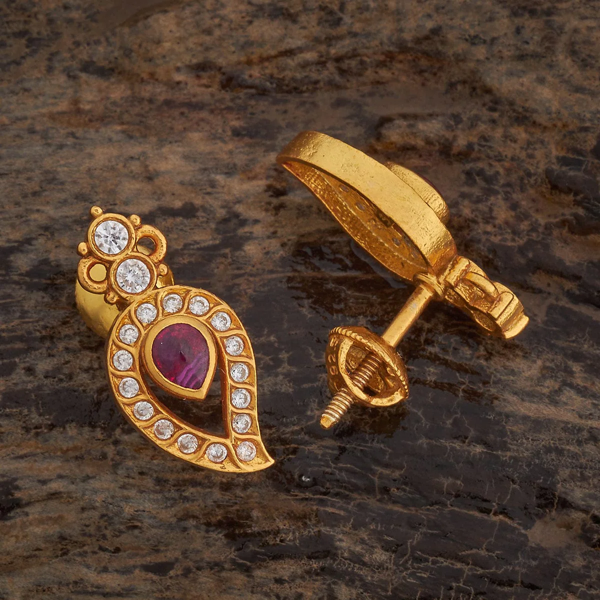 Silver Temple Earring 152490 - Image 6