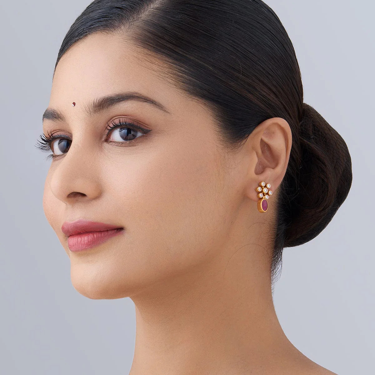 Silver Temple Earring 153310 - Image 3
