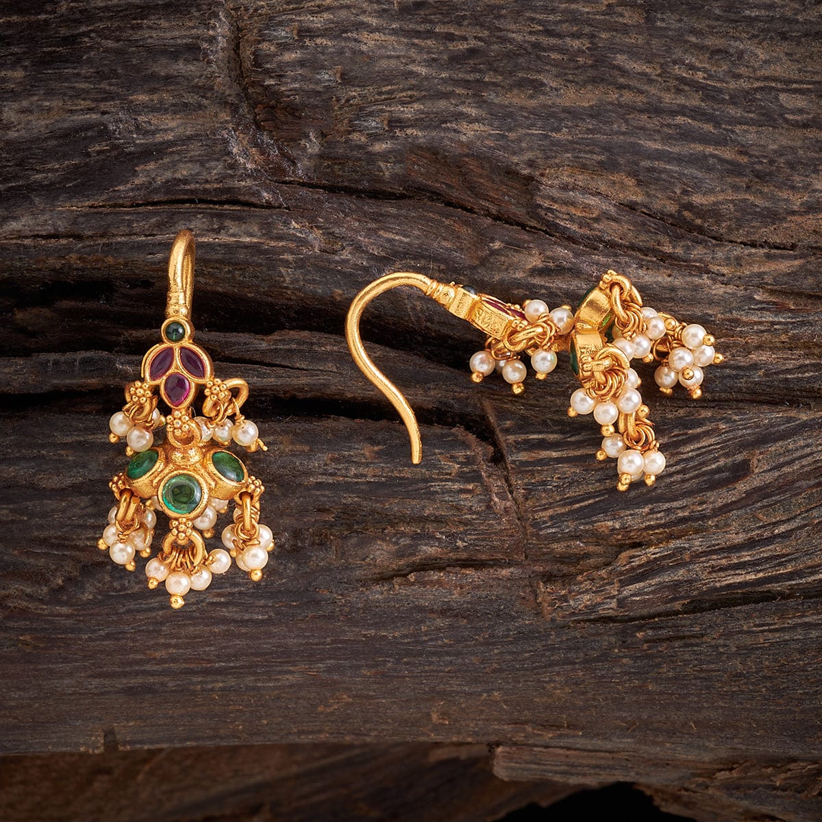 Silver Temple Earring 153412 - Image 10
