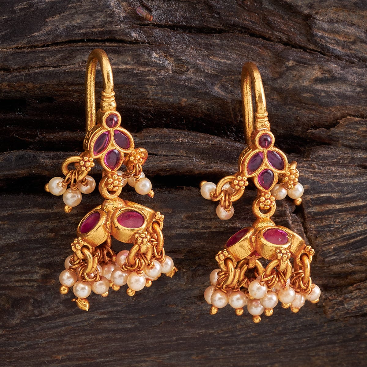 Silver Temple Earring 153412 - Image 7