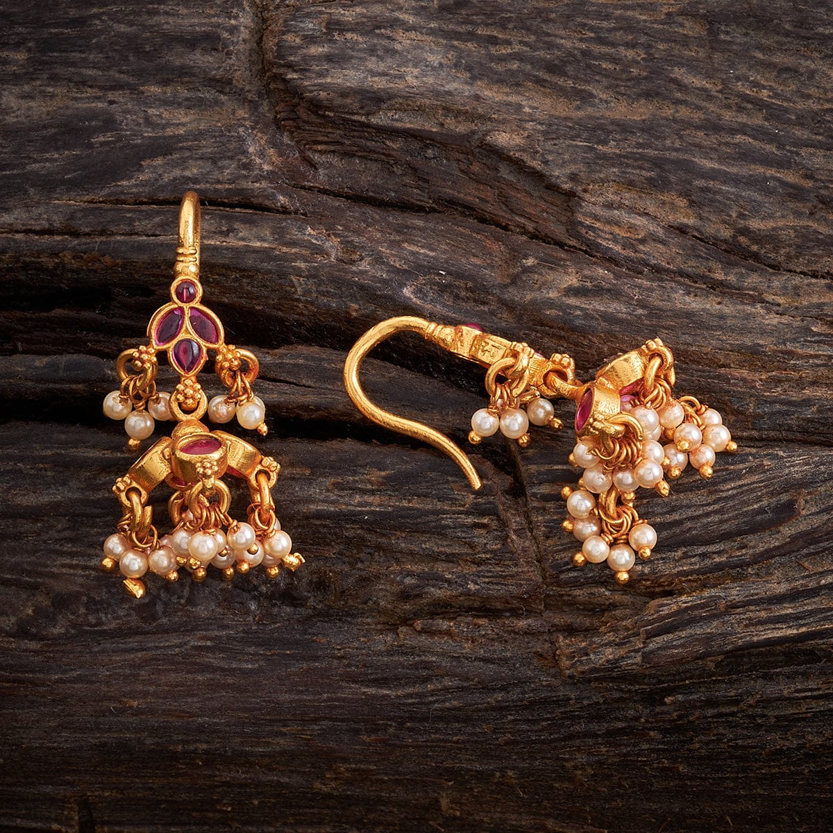 Silver Temple Earring 153412 - Image 8